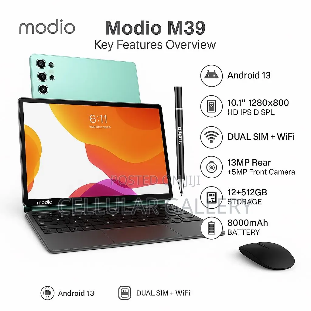 New Modio M39 512 GB Black