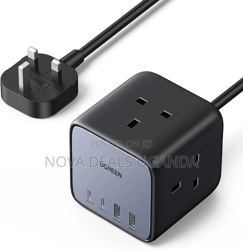 Ugreen Nexode 65w Multiple Power Strip Usb-C Charger With 3ac Outlets