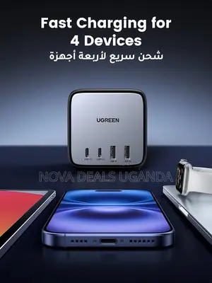 Ugreen Nexode 65w Multiple Power Strip Usb-C Charger With 3ac Outlets