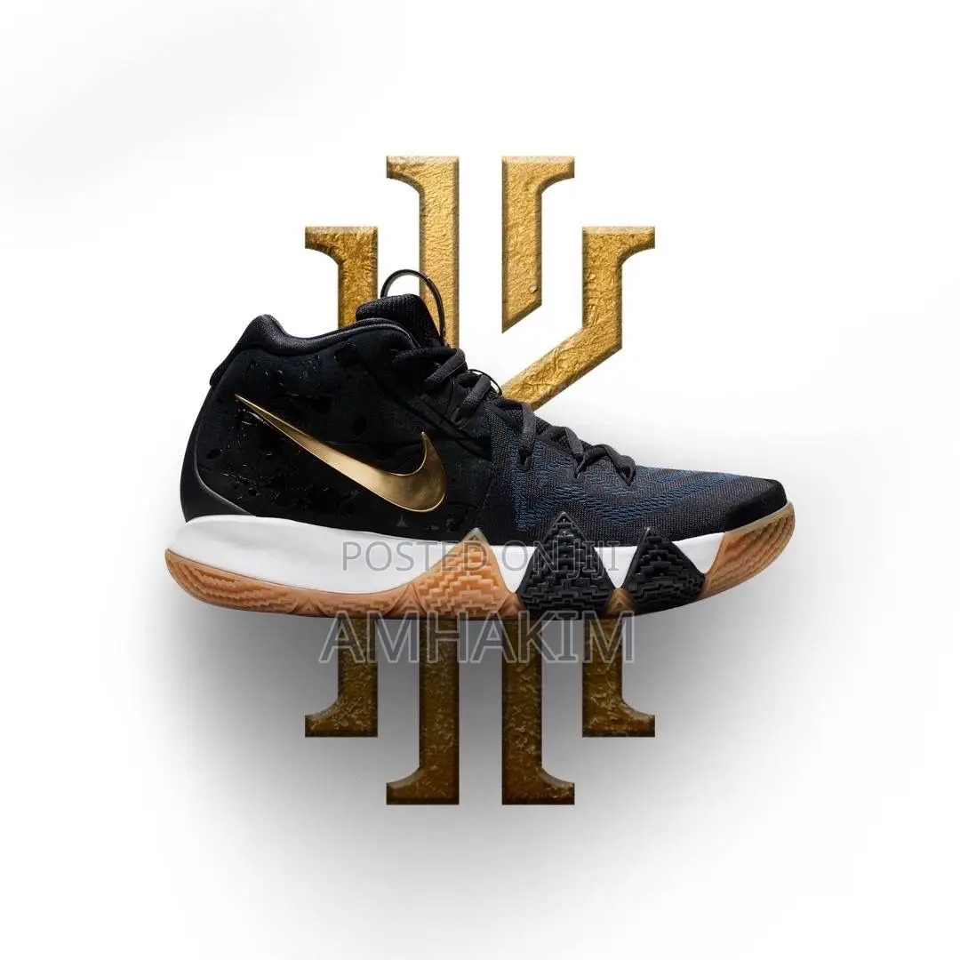 Genuine Nike Kyrie 4 'Pitch Blue' Basket Ball Sneakers in Stock