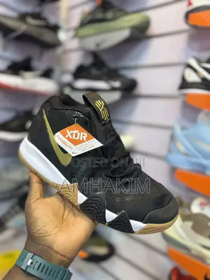 Genuine Nike Kyrie 4 'Pitch Blue' Basket Ball Sneakers in Stock