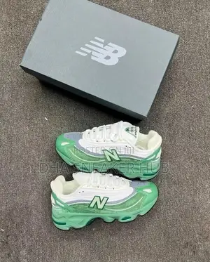 New Balance 1000 Cream Green Premium Sneakers