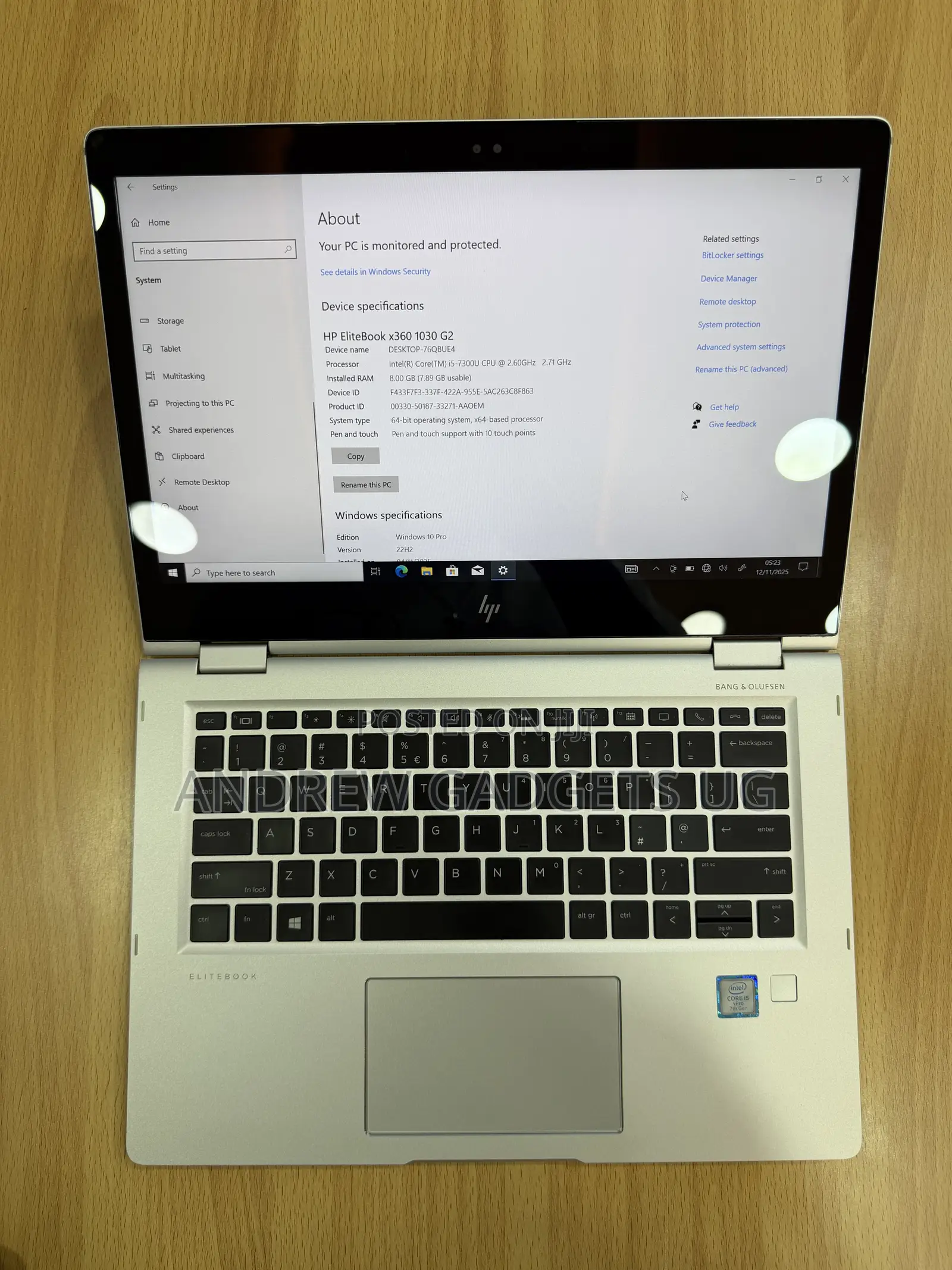 Laptop HP EliteBook Folio 1040 G2 8GB Intel Core i5 SSD 256GB