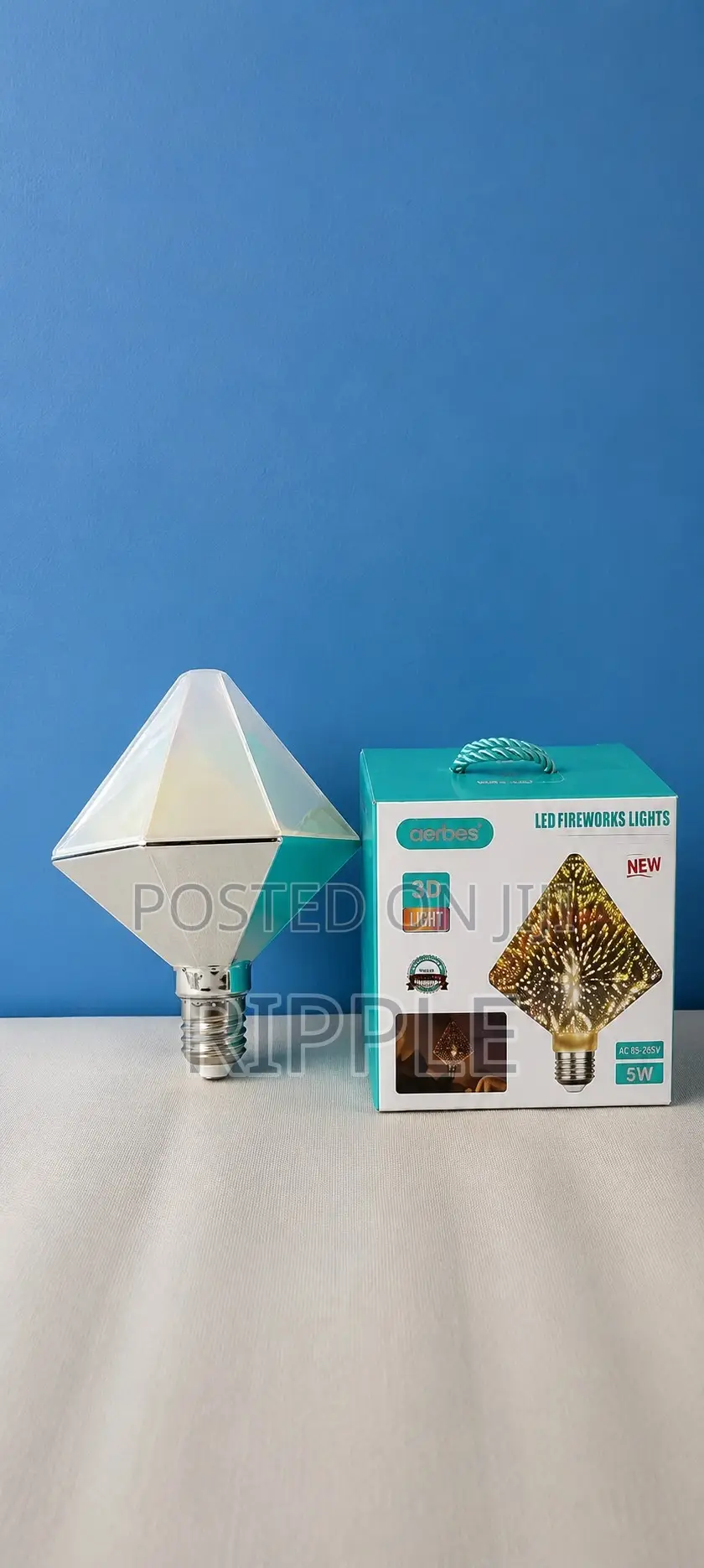 Aerbes Ab-Qp71 5w Led Fireworks 3d Decorative Light Bulb