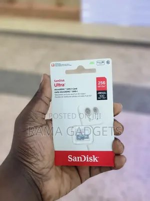 Sandisk Ultra 256gb Microsdxc Uhs-I Memory Card.