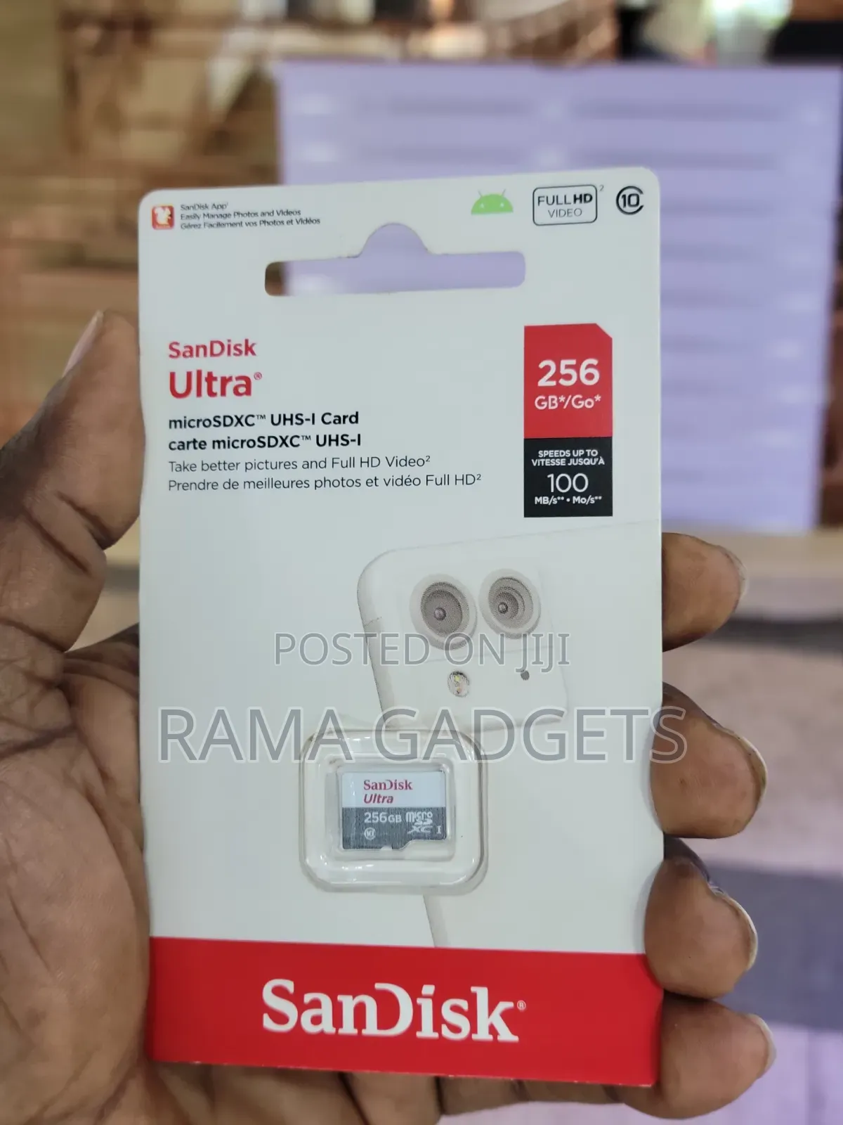 Sandisk Ultra 256gb Microsdxc Uhs-I Memory Card.