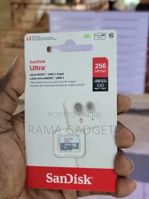 Sandisk Ultra 256gb Microsdxc Uhs-I Memory Card.