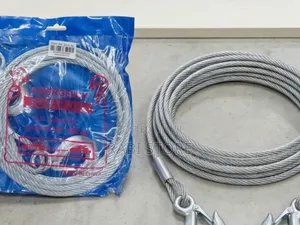 Towing Steel Wire, Car Recovery Wire Heavy-duty Safety Hooks