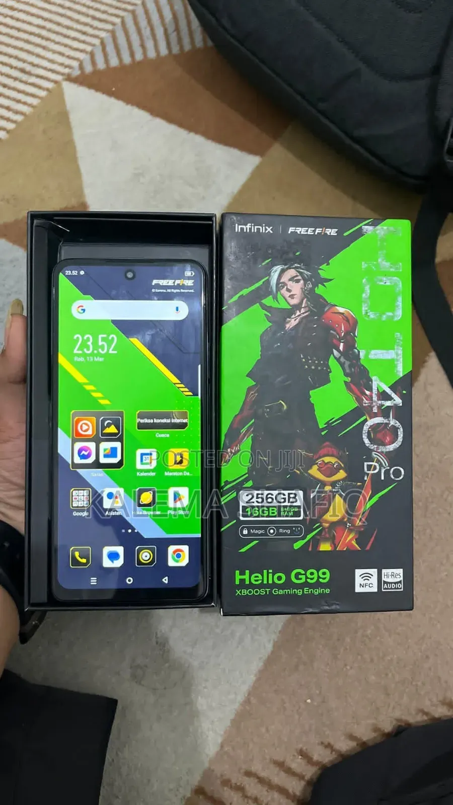 New Infinix Hot 40 Pro 256 GB Blue