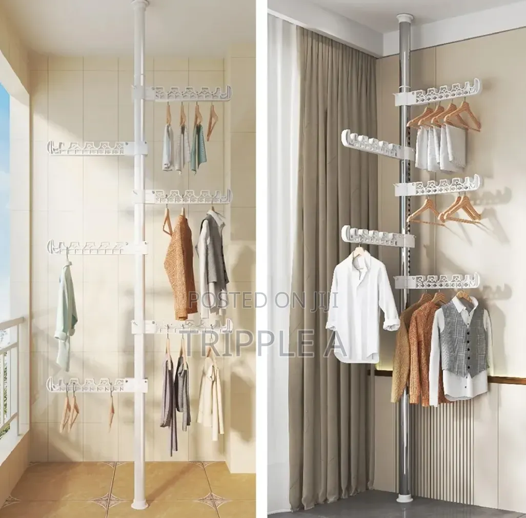 Vertical Stand Adjustable Clothes Rack