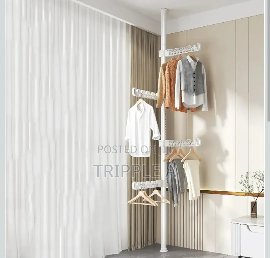 Vertical Stand Adjustable Clothes Rack