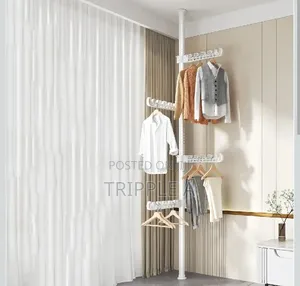 Vertical Stand Adjustable Clothes Rack