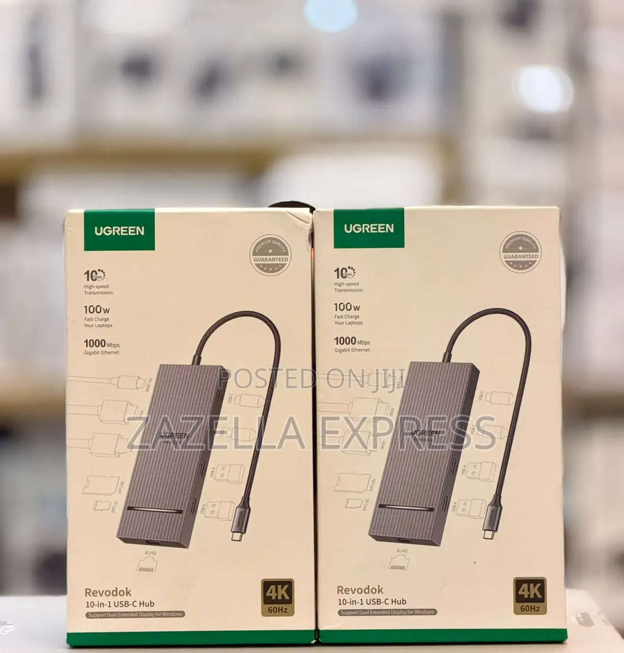Ugreen Revodok 10in1 Usb C Hub Docking Station Dual Monitor at 60hz