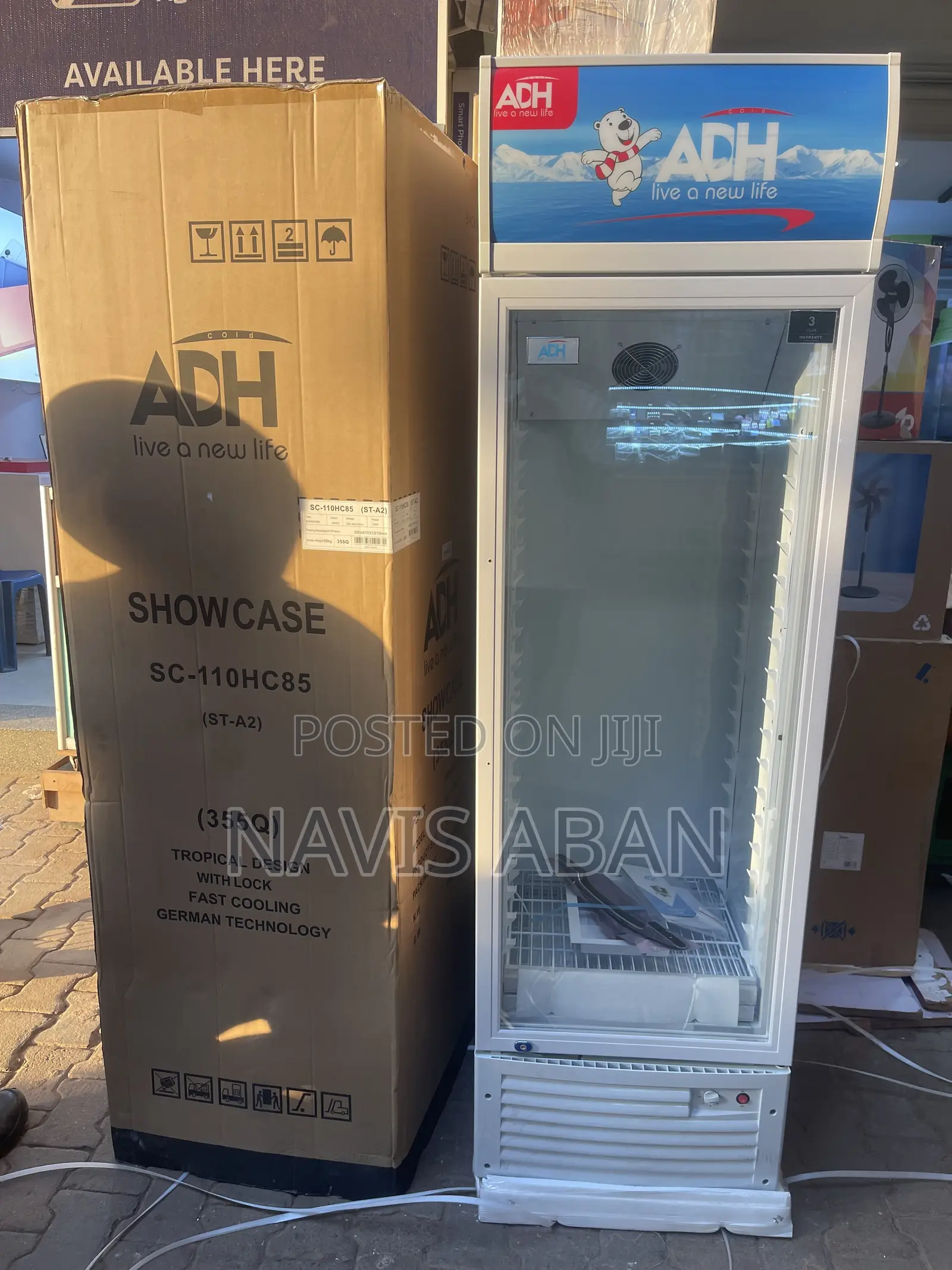 Adh 350l Display Chiller Fridge