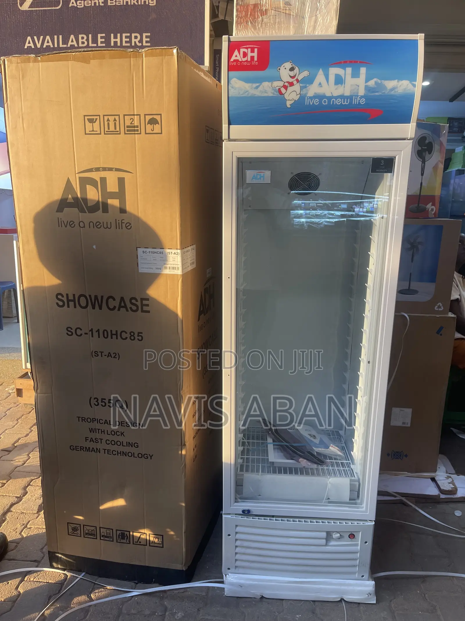 Adh 350l Display Chiller Fridge