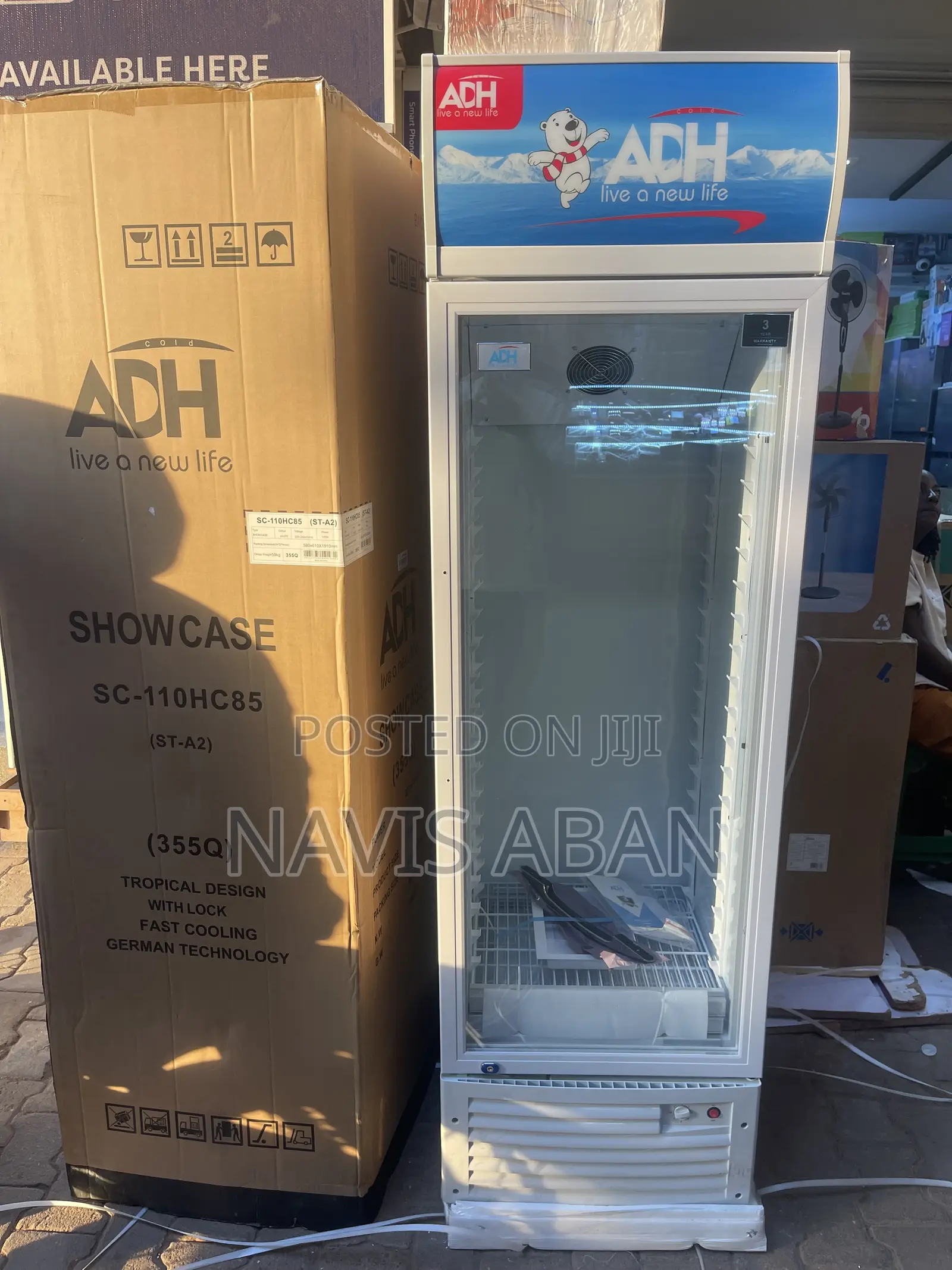 Adh 350l Display Chiller Fridge