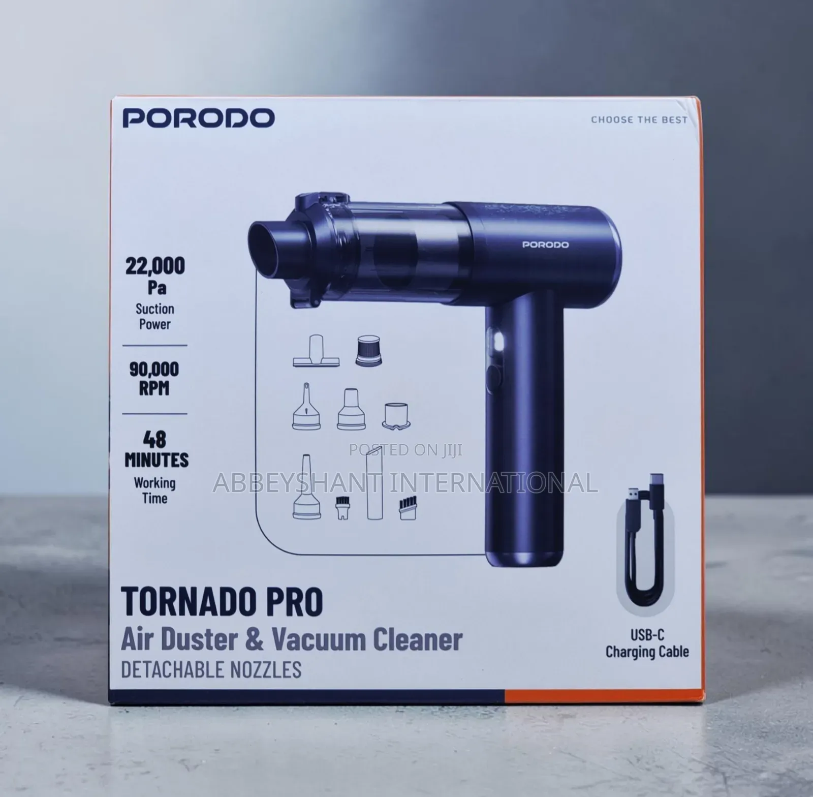 Porodo Tornado Prime Portable Vacuum Cleaner And Blower