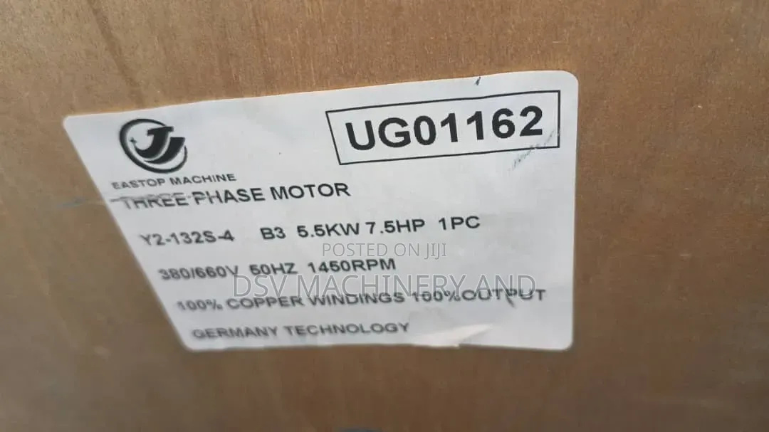 7.5hp 5.5kw 3 Phase 1450rpm Normal Speed Electric Motor