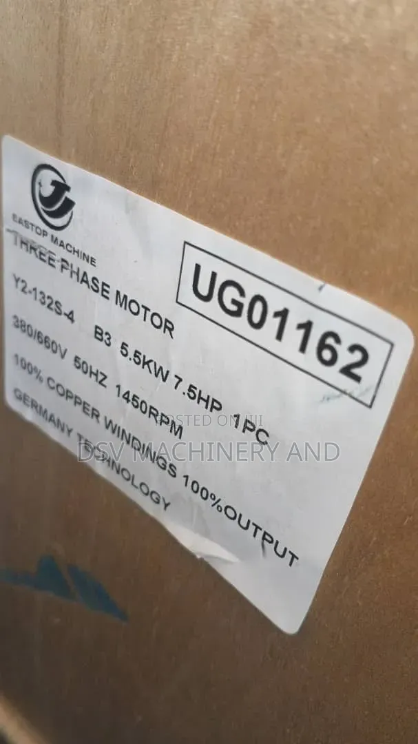 7.5hp 5.5kw 3 Phase 1450rpm Normal Speed Electric Motor