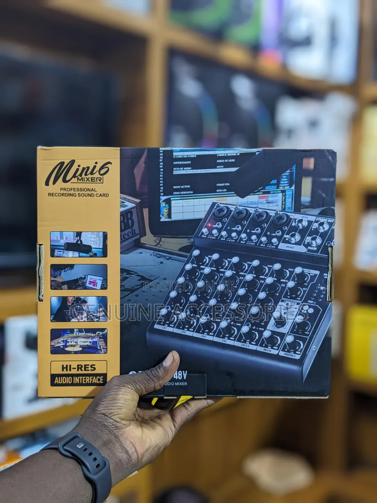 Mini 6 Mixer Professional Recordimg Sound Card