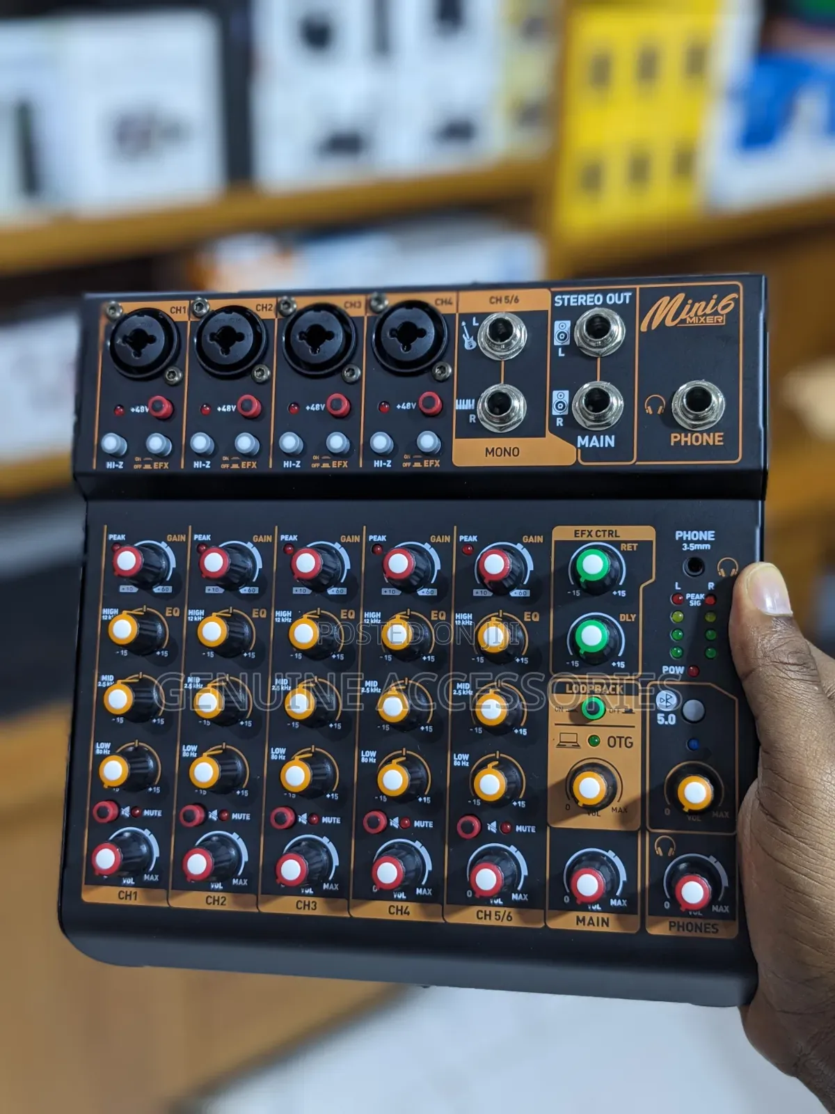 Mini 6 Mixer Professional Recordimg Sound Card