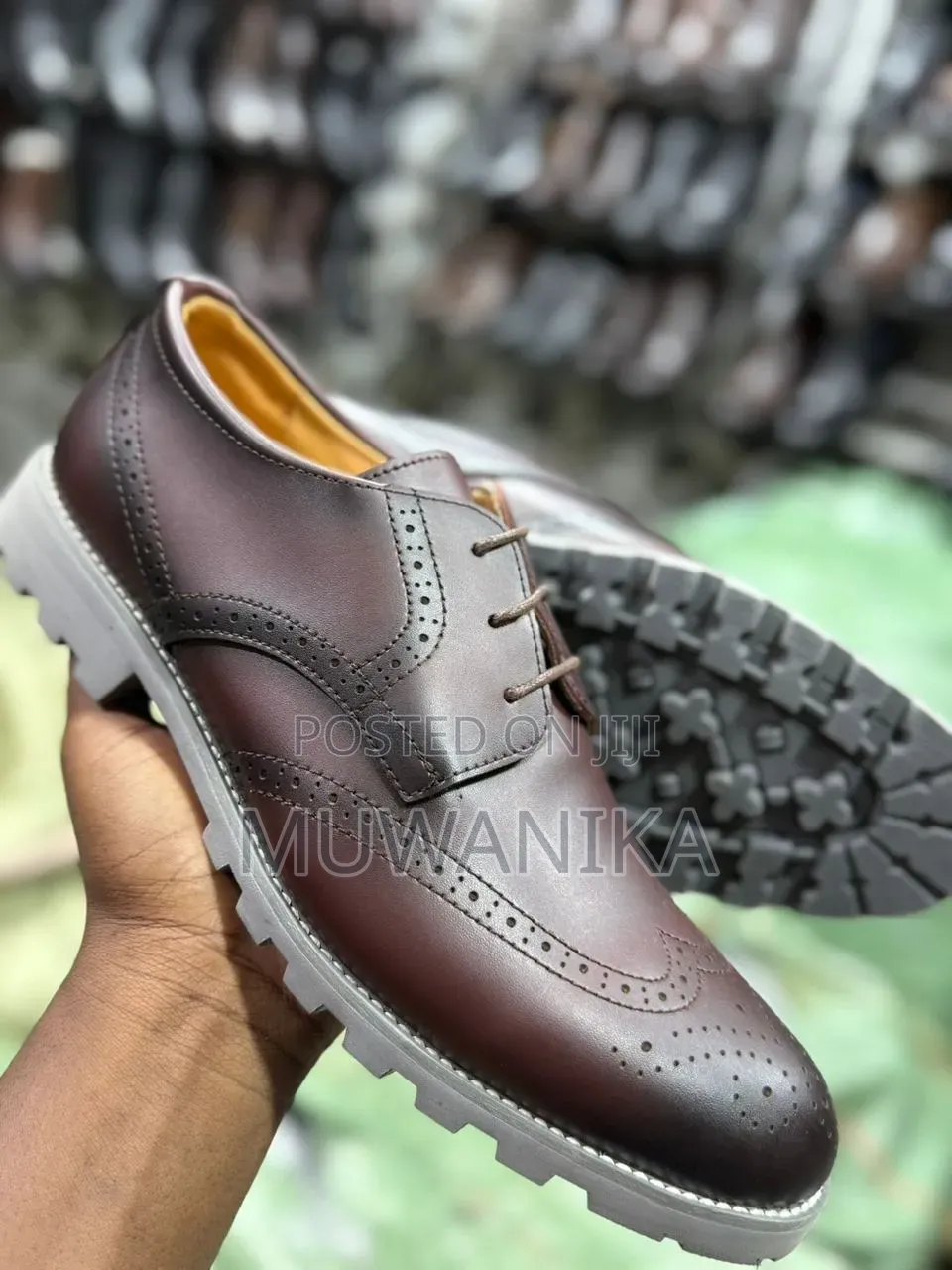 Timber Land Brogue Shoe-Brown Colour