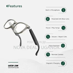 Green Lion Stockholm Smart Glasses Uv400 Protection, Touch Control
