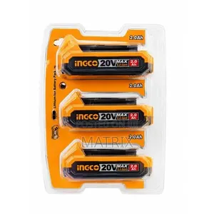 Ingco Rechargeable Battery 20v 2.0ah Power Tool Battery Pack