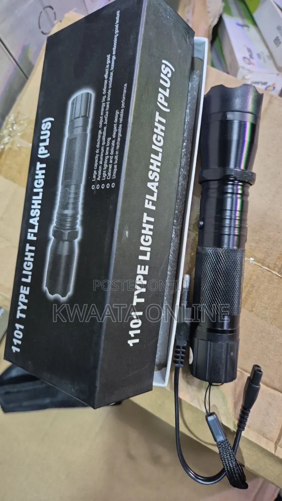 Tactical Flashlight Emergency Light Self Defense Torch
