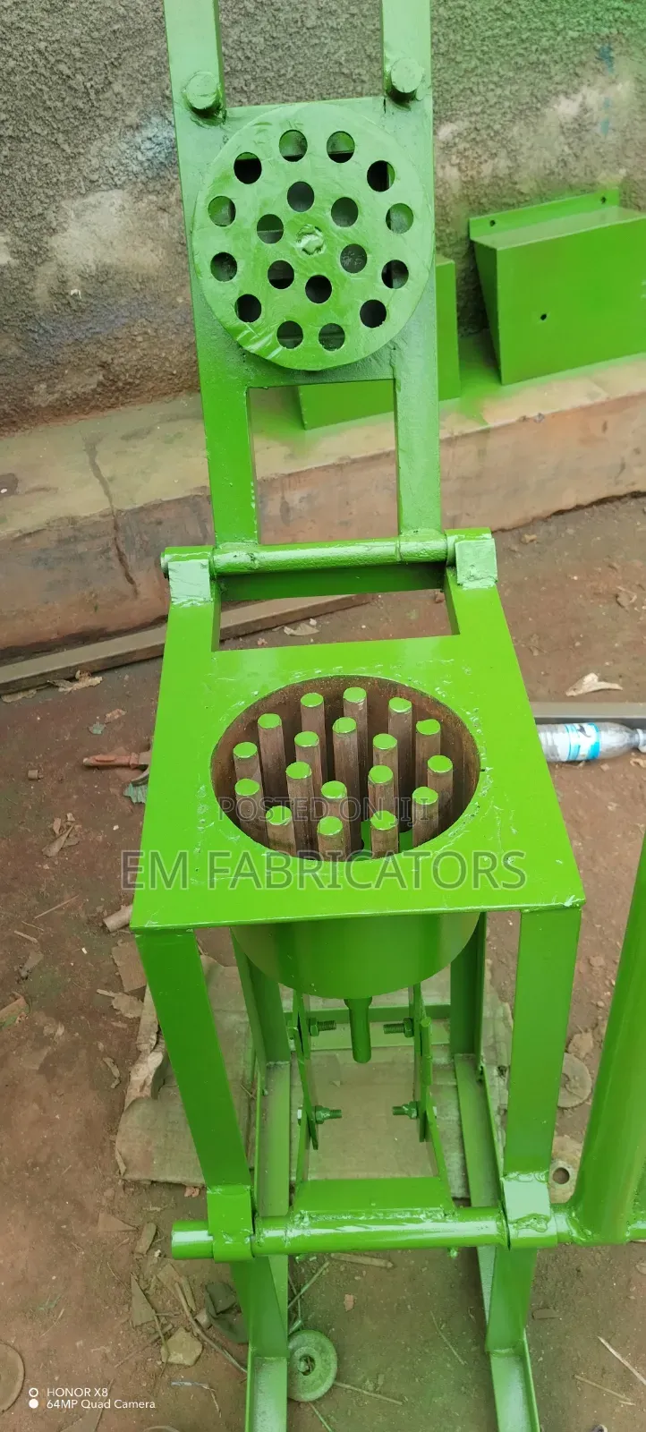 Single 8"By 6"Heavy Duty Manual Honeycomb Briquette Machine(100pcs/Hr)