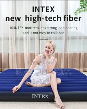 4x6 Intex Inflatable Pressure Mattress With It's Pump