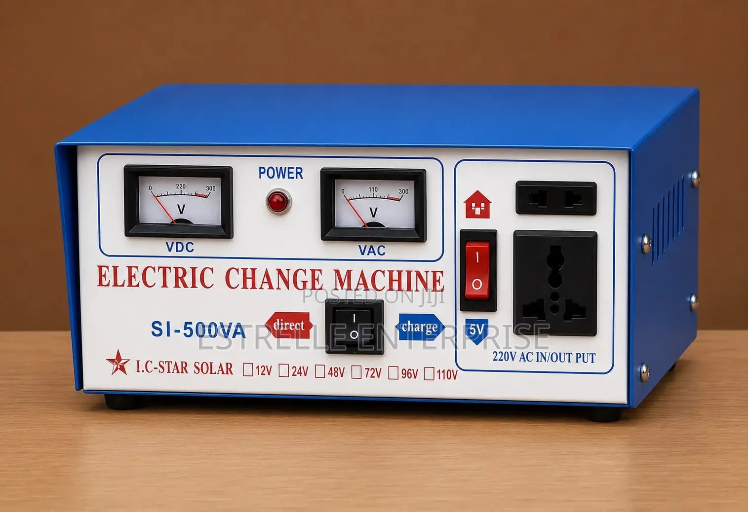 500w Solar Inverter Ac-Dc With Charger Backup Power