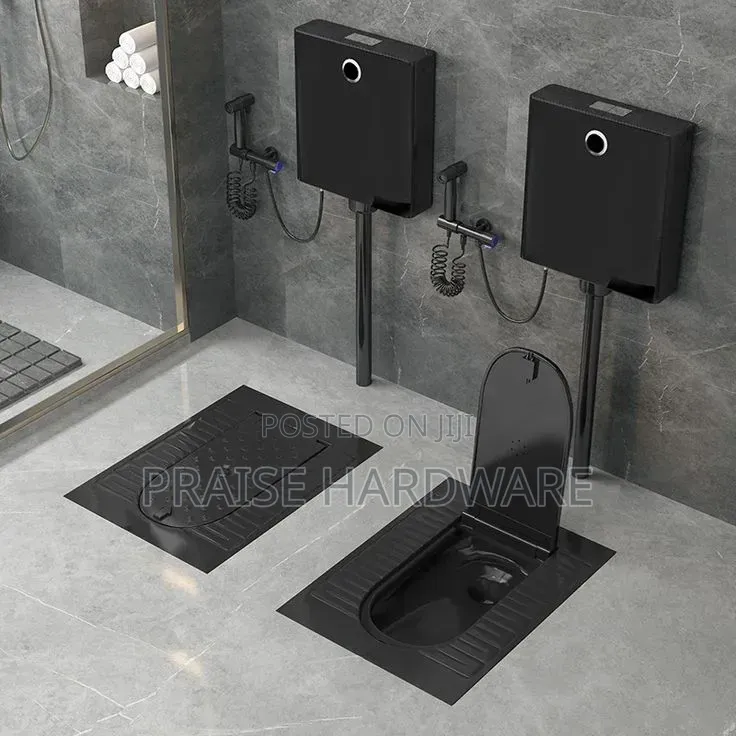 Black Squorting Toilet