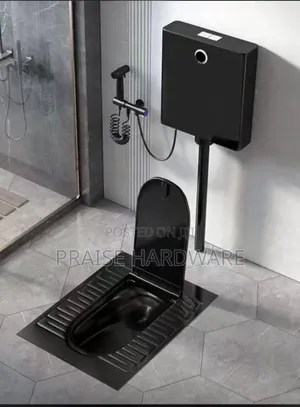 Black Squorting Toilet