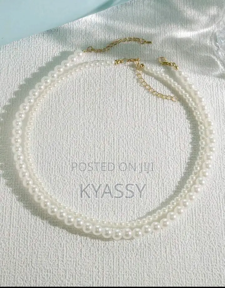 Faux Pearl Necklaces , Matching Earrings,