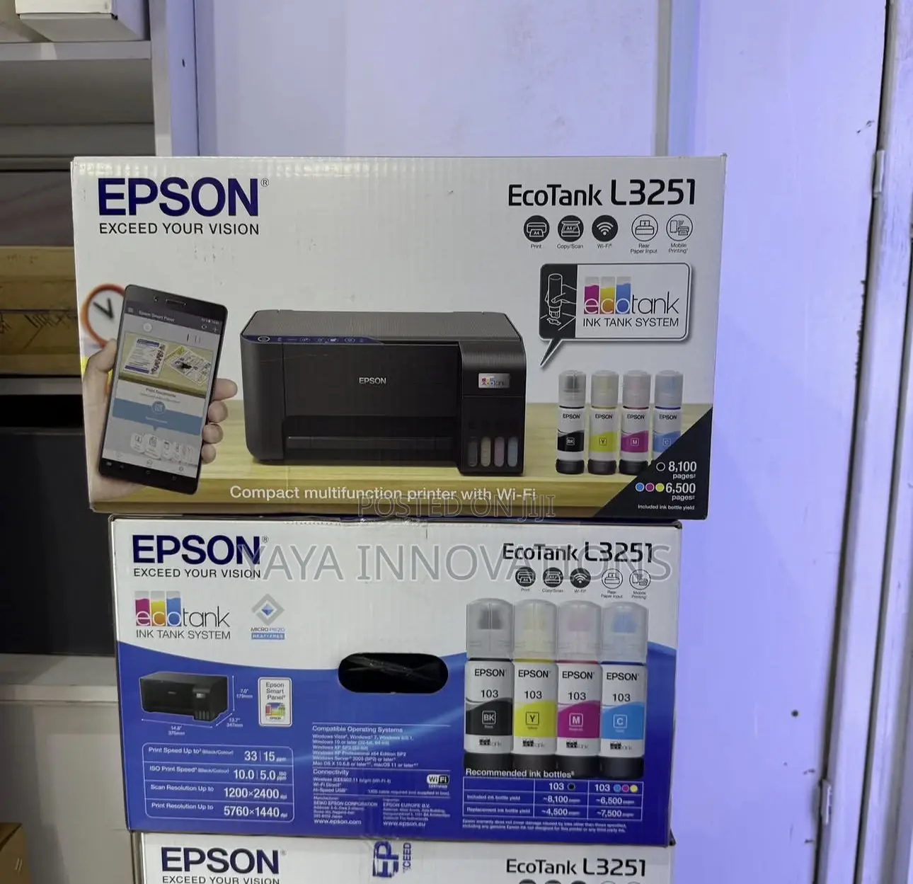 Epson Ecotank L3251 Wireless Printer