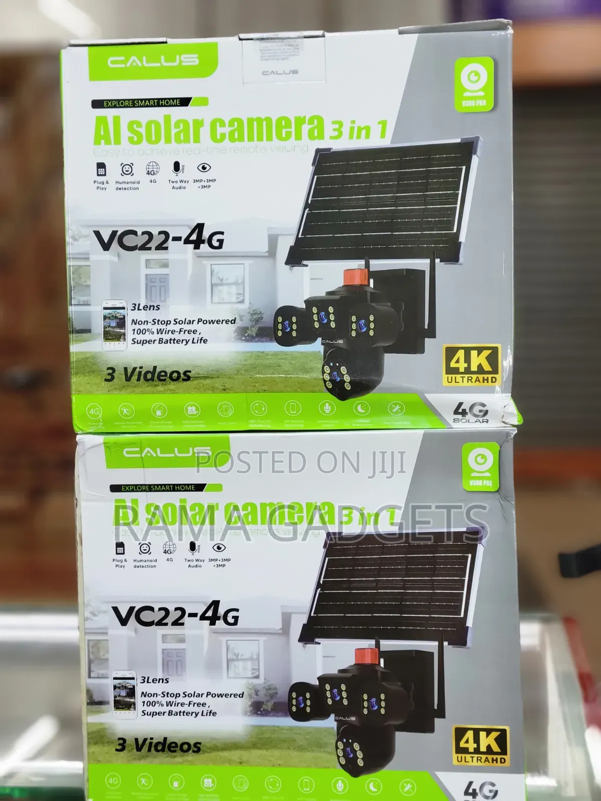 Calus Vc22-4g Ai Solar Camera,