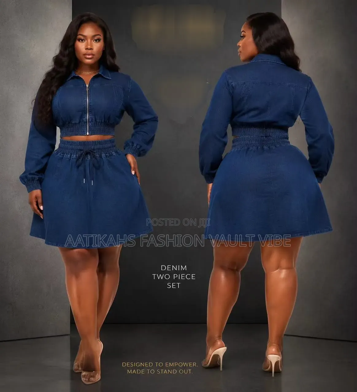 Ladies Two Piece Jeans