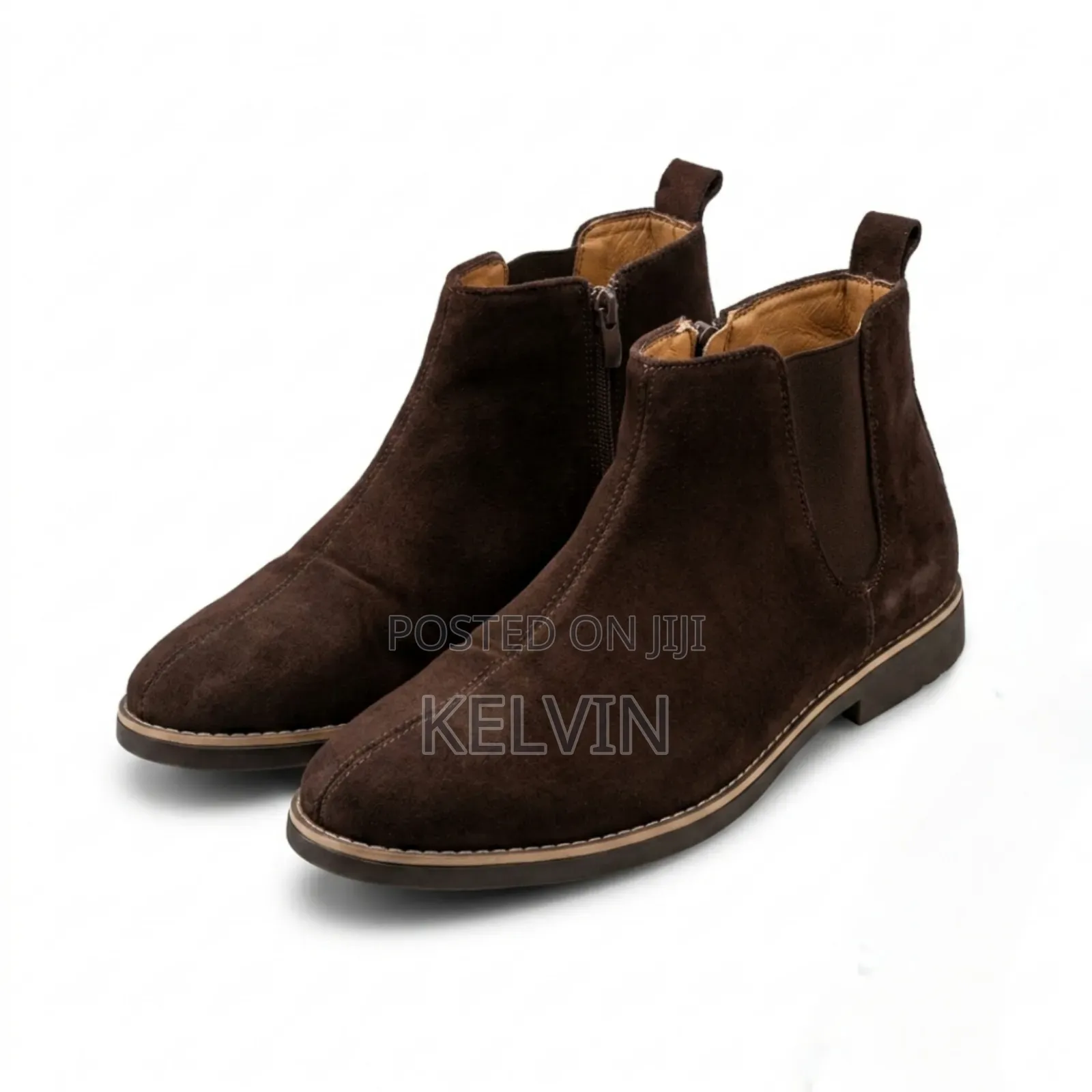Chelsea Boots Suede Brown