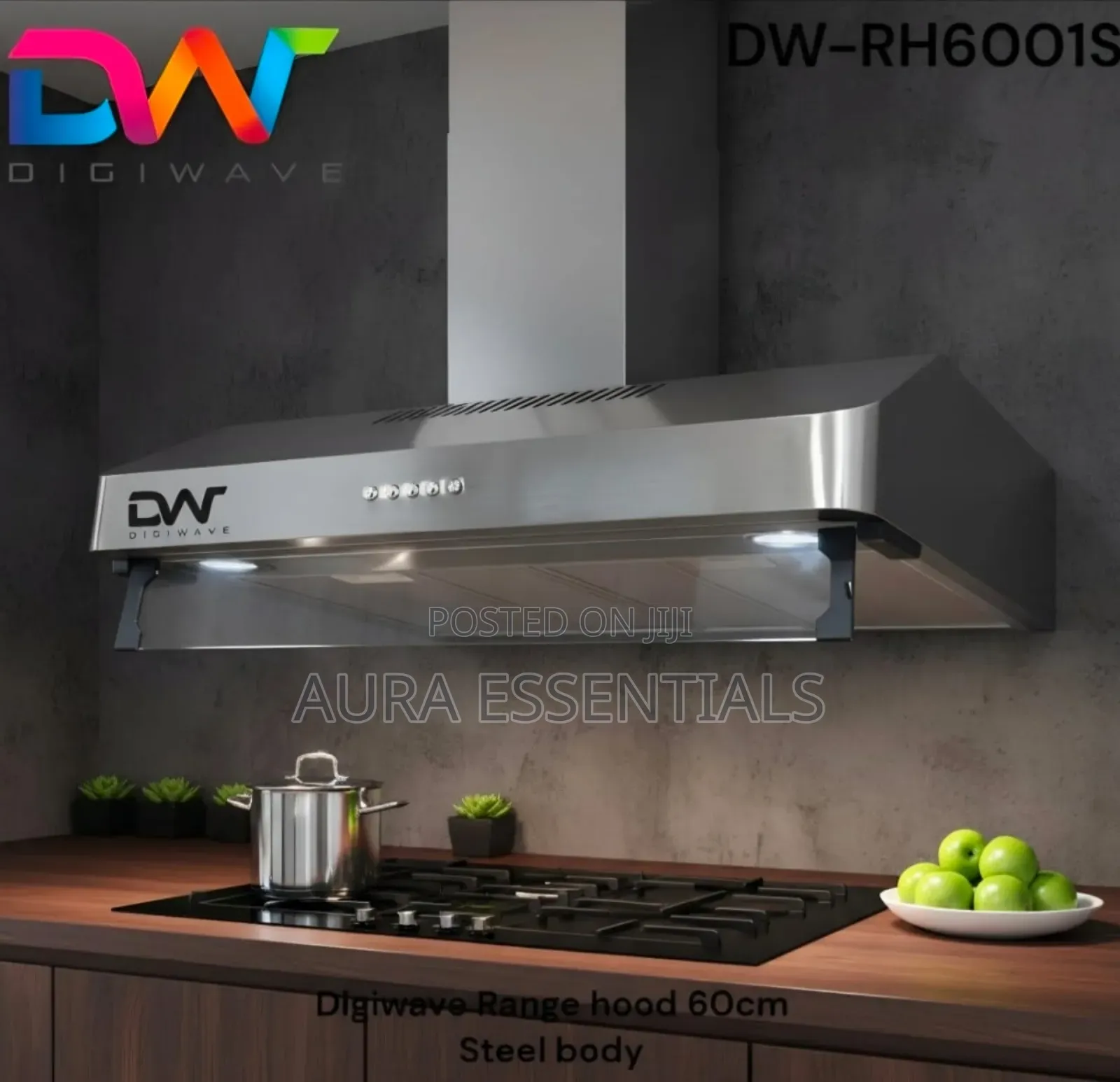 Digiwave 60cm Chimney/Cooker Hood