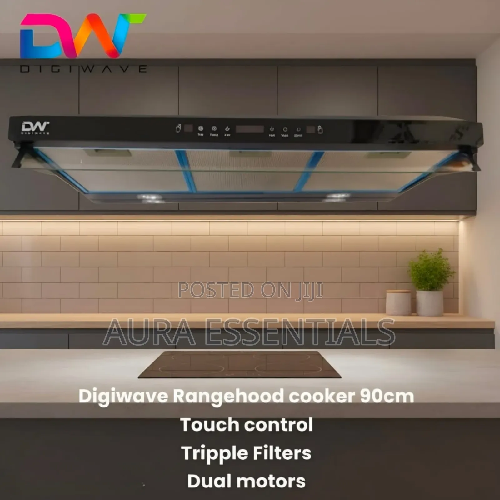 Digiwave 60cmx90cm Cooker Hood Chimney