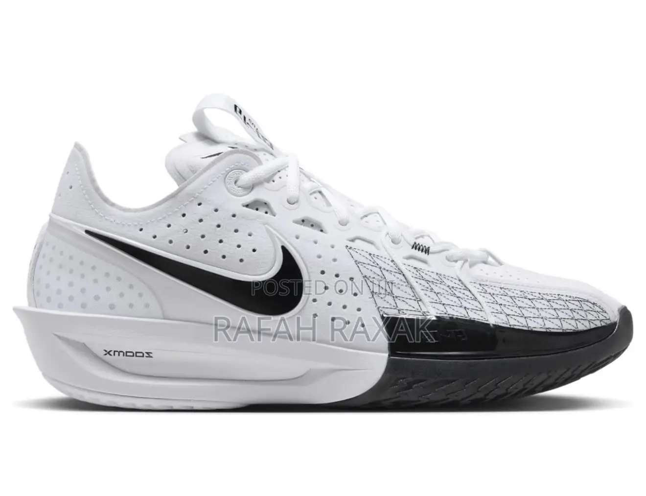 Original White/Black Nike Air Zoom G.T.Cut 3 Basketball Shoes