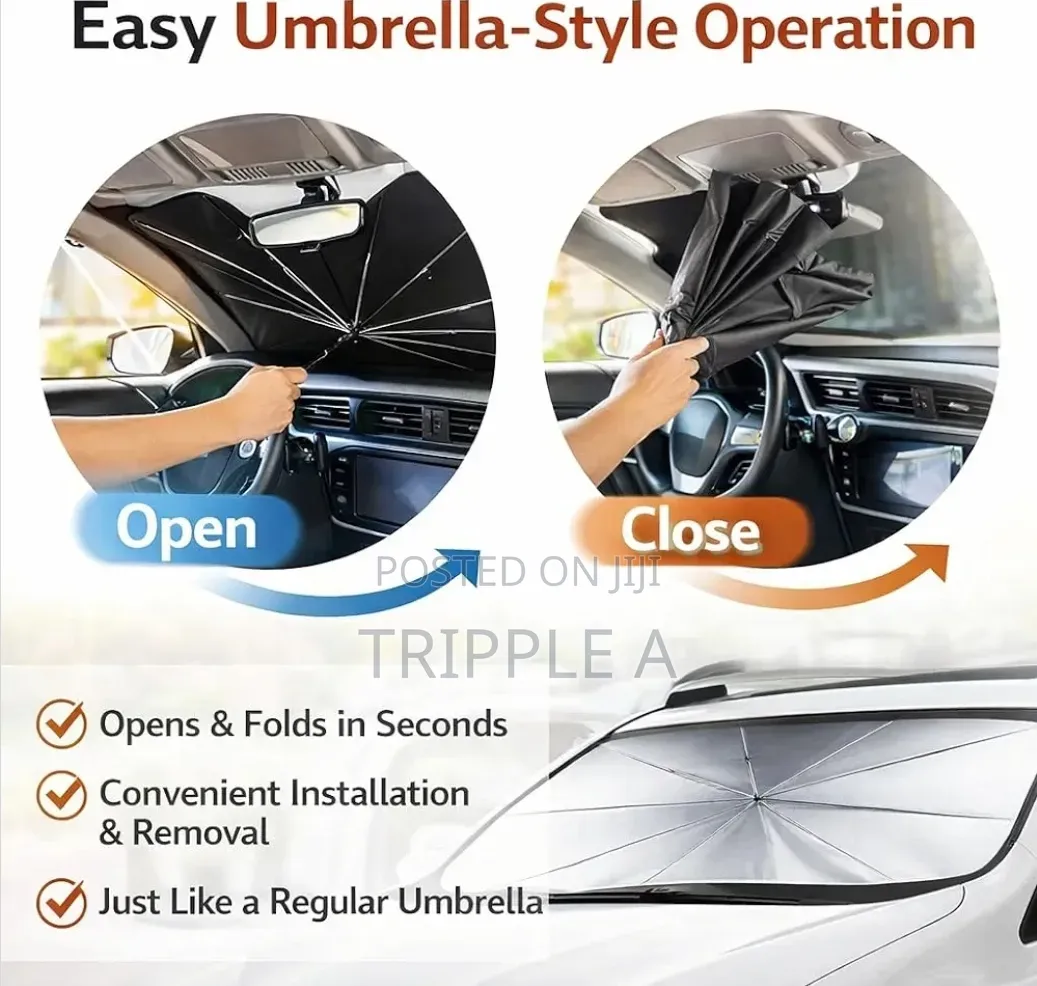 Wind Shield Car Sun Shade Umbrella