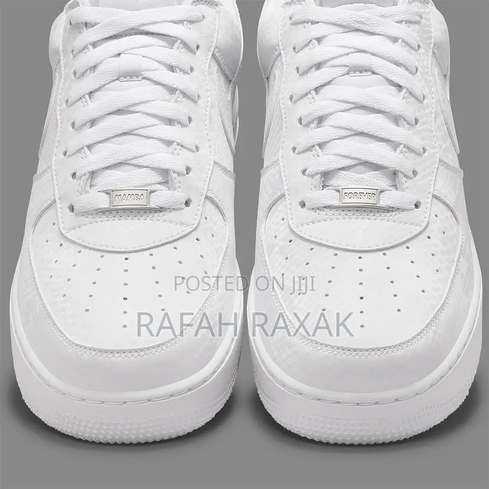 Original Nike Air Force 1 Low Kobe Bryant “Forever White” Sneakers