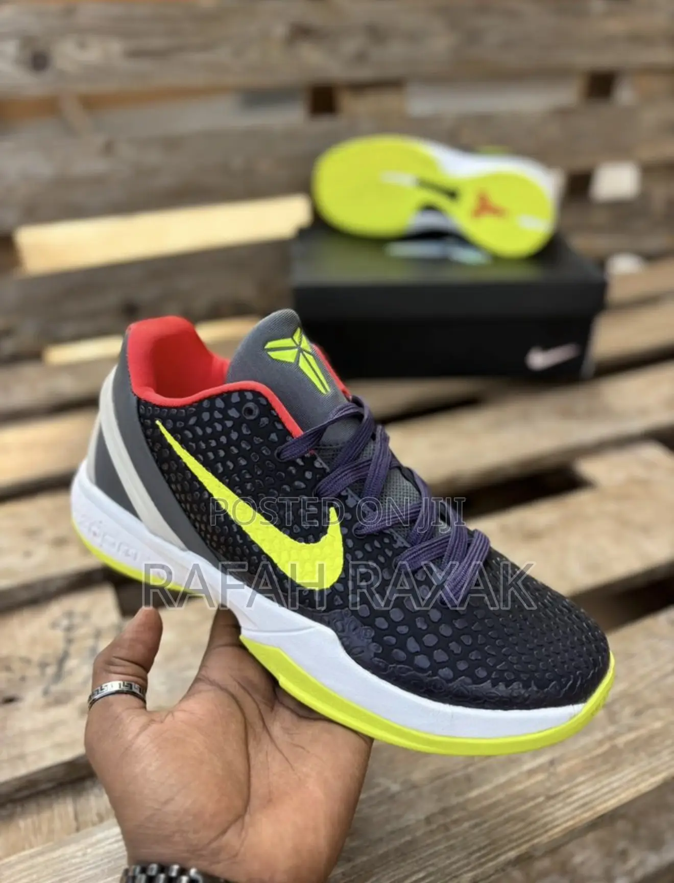 Nike Air Zoom Kobe 6 Purple/Light Green Basketball Sneakers