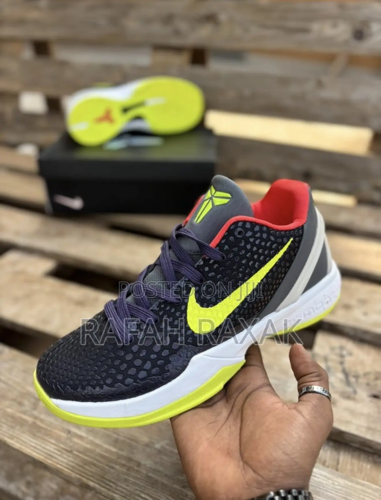 Nike Air Zoom Kobe 6 Purple/Light Green Basketball Sneakers