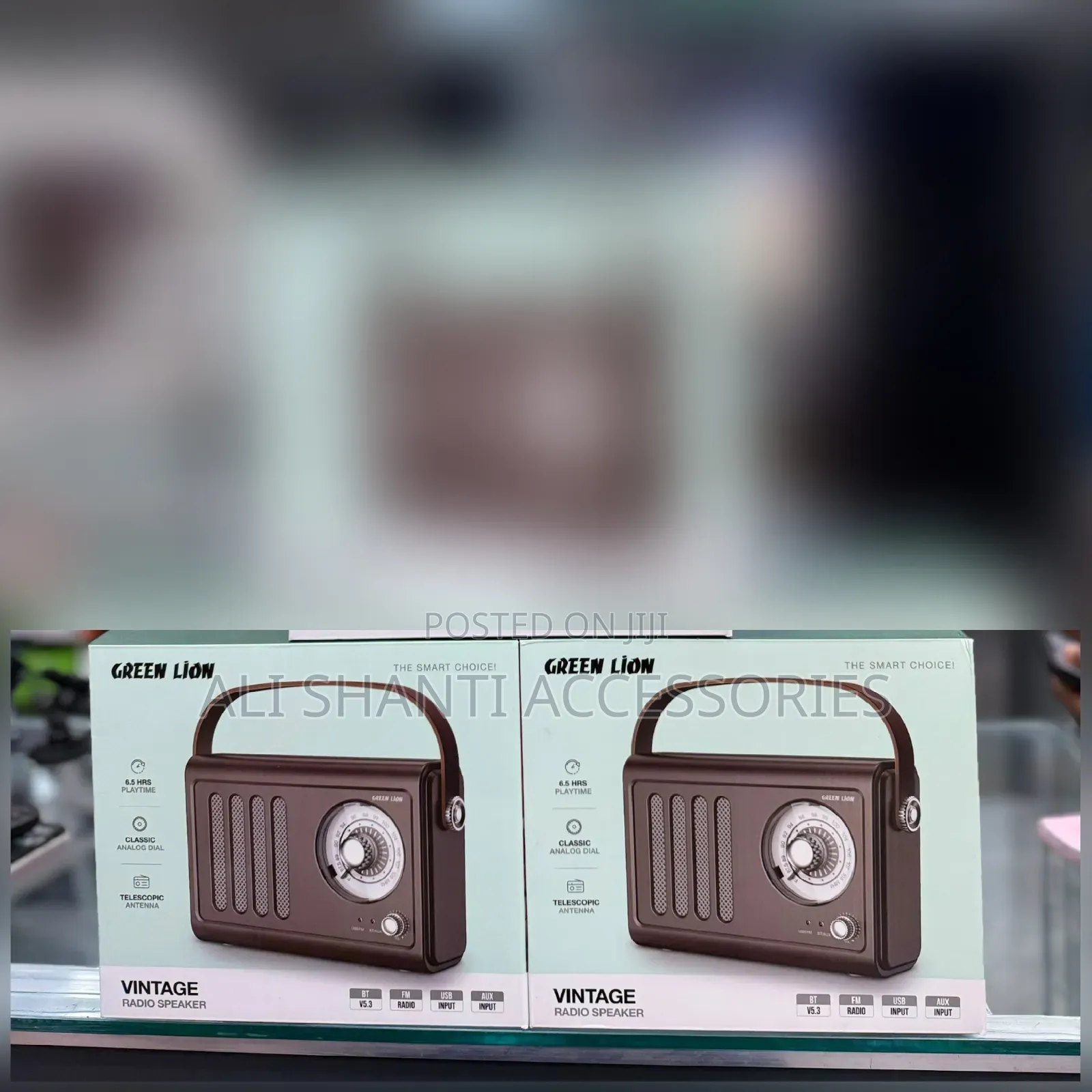 Green Lion Vintage Radio Speaker