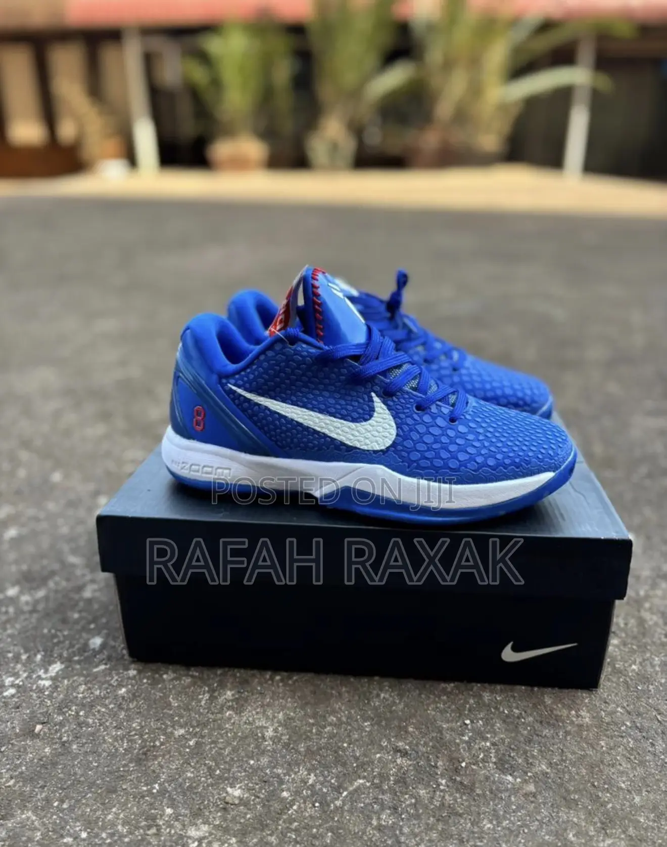 Original Blue/White Nike Kobe 6 Protro Basketball Shoes