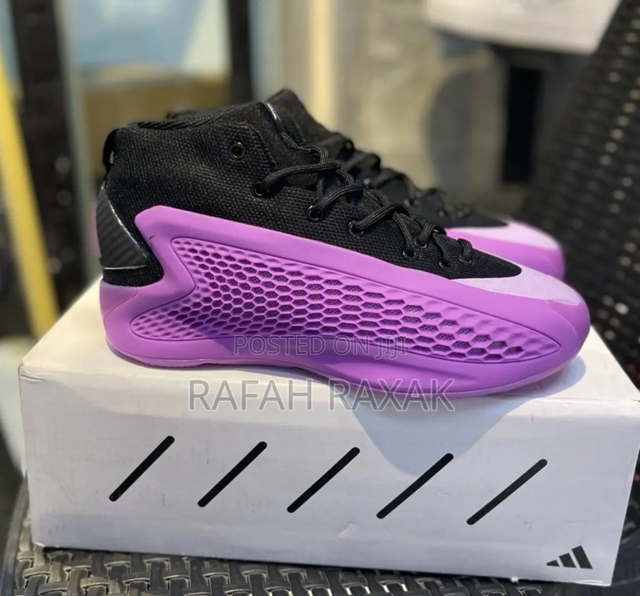 Men’S Purple/Black Ae1 Basketball Sneakers