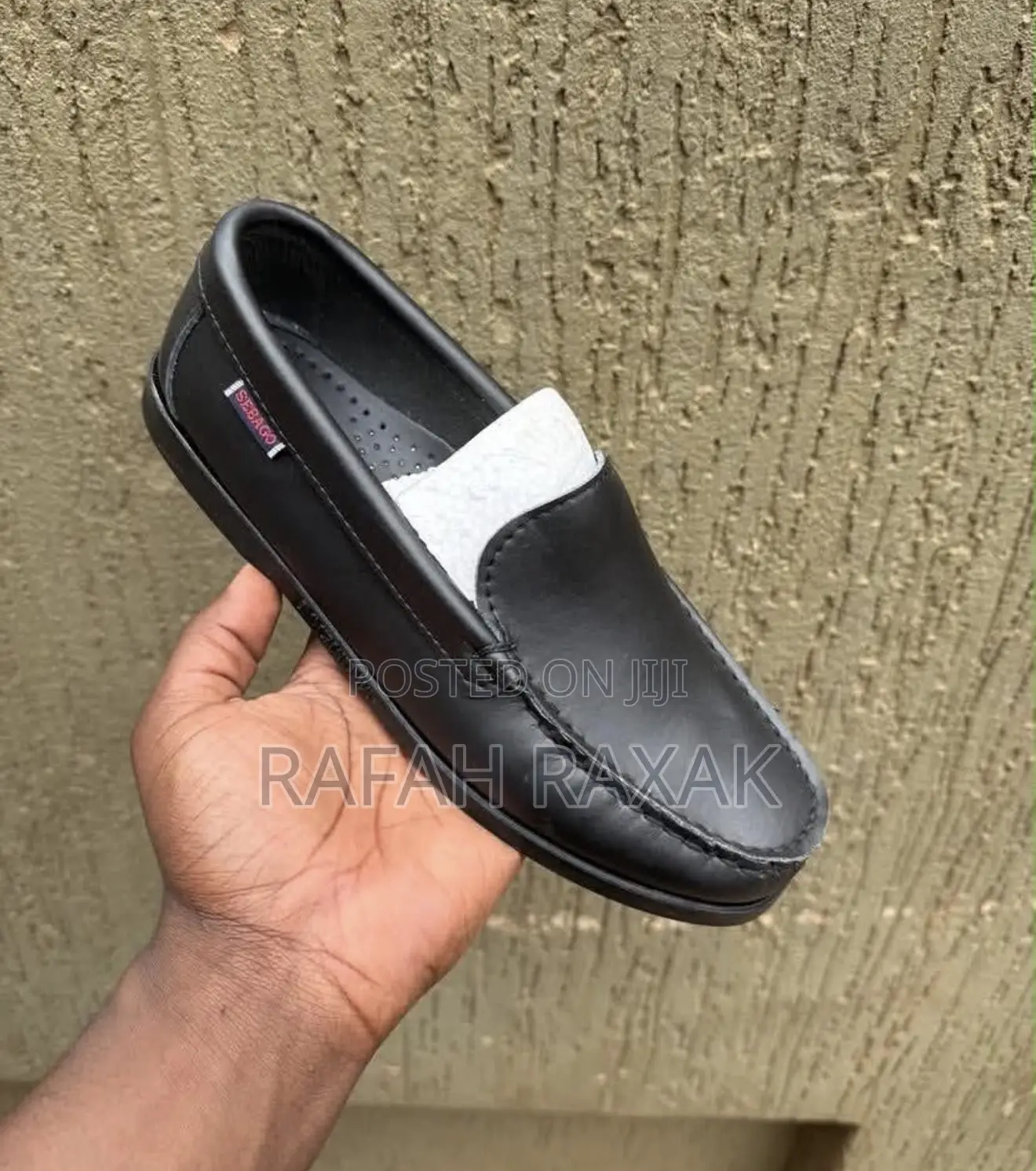 Classic Men’S Black Platinum Sebago Casual Shoes